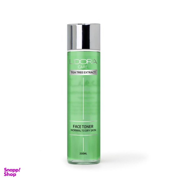 تونر صورت مناسب پوست خشک و نرمال لدورا حجم 200 میلی لیتر