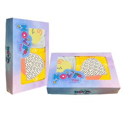 ست لباس راحتی نوزادی 4 تکه مدل egg