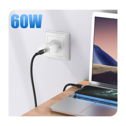 کابل USB-C بروفون مدل BU35 60W طول 120 سانتی متر
