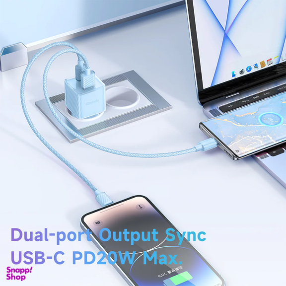 شارژر دیواری 33 وات مک دودو مدل GaN PD