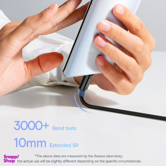 کابل شارژ 100 وات USB به Type-C بیسوس مدل Superior P10320102214-01 طول 1 متر