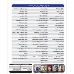 نرم افزار آموزش جامع پیشرفته فتوشاپ نشر پدیا سافت به همراه نرم افزار آموزش فتوشاپ برای گرافیک کار ها