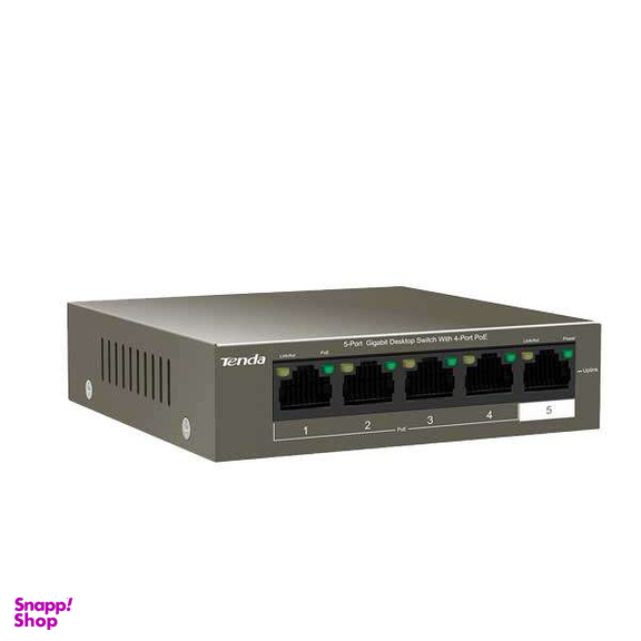سوییچ غیرمدیریتی 4 پورت PoE تندا مدل TEG1105P-4-63W