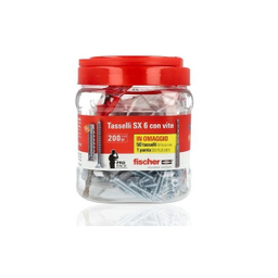 رول پلاک و پیچ فیشر مدل SX6-518955 بسته 400 عددی