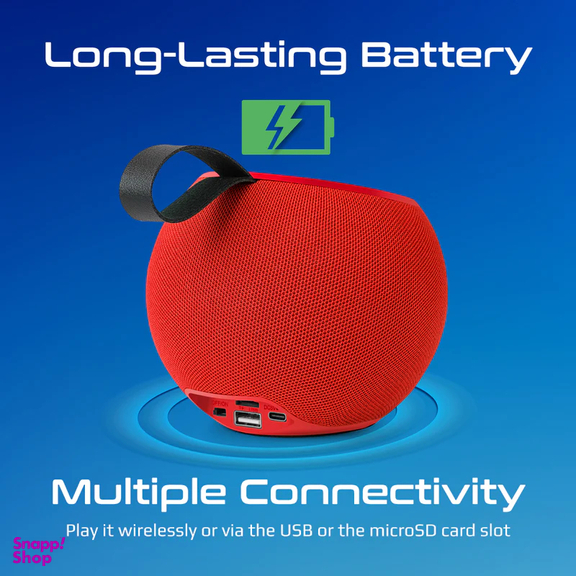 اسپیکر بلوتوثی قابل حمل پرومیت مدل JUGGLER.RED