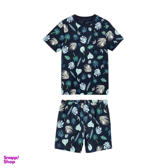 ست تیشرت و شلوارک پسرانه پیپرتس کد 344