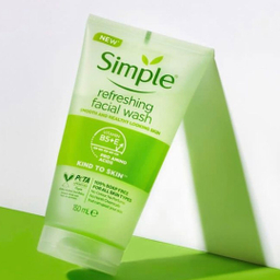 ژل شستشوی سیمپل مدل Refreshing مناسب پوست خشک و حساس حجم 150 میلی لیتر
