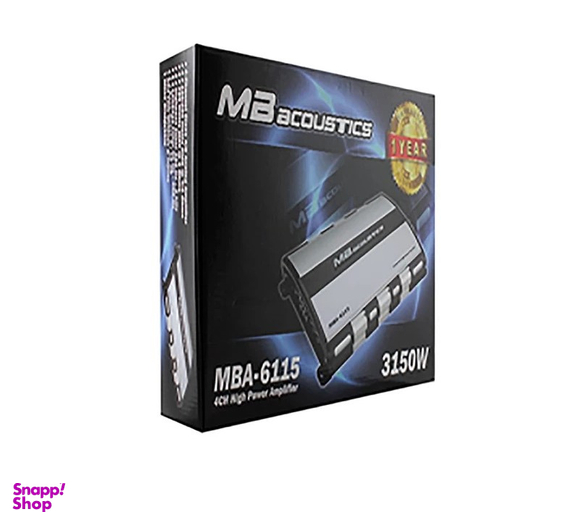 آمپلی فایر خودرو ام بی آکوستیکس مدل MBA-6115