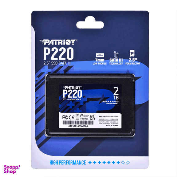 حافظه SSD اینترنال پتریوت مدل P220
