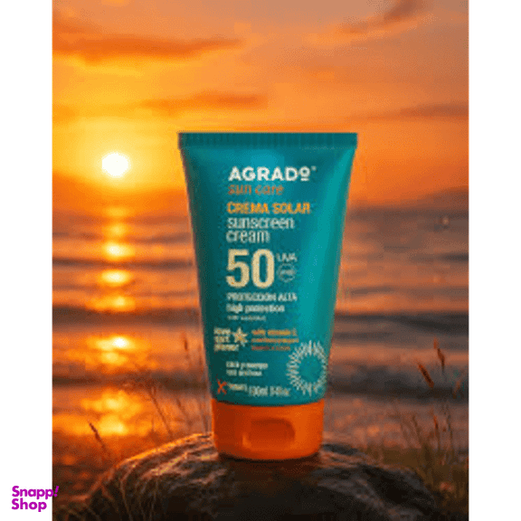 کرم ضد آفتاب آگرادو مدل SPF50 حجم 100 میلی لیتر