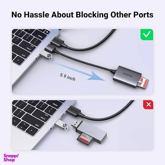 کارت خوان USB-C 3.1 یوگرین مدل CM401 کد 80888