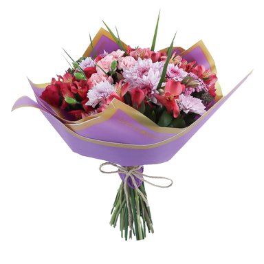 دسته گل گل بازار مدل داوودی نسرین