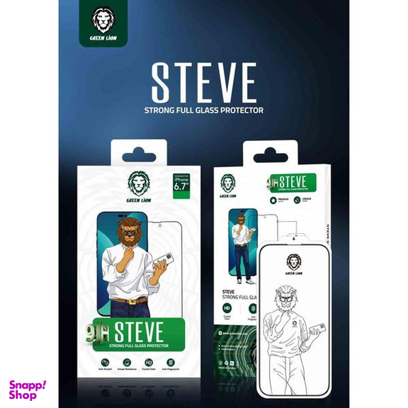محافظ صفحه نمایش گرین لاین مدل Steve Clear مناسب برای گوشی موبایل اپل iPhone 13 Pro Max/ 14 Plus
