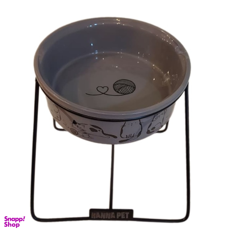 ظرف غذای گربه حناپت پایه دار مدل ZR-05-M کد 21529