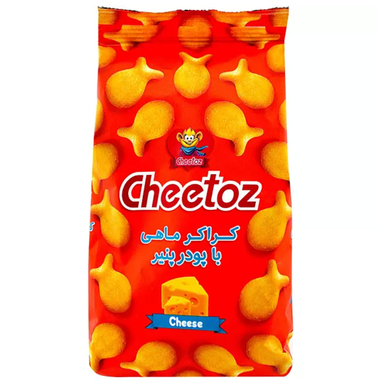 کراکر ماهی پنيری چی توز مدل بزرگ وزن 150 گرم
