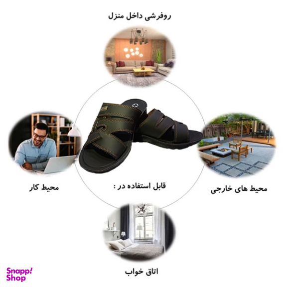 صندل مردانه مدل شاهین کد 05