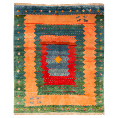 گبه دستباف سی پرشیا کد 171944 سایز 236x202 سانتی متر