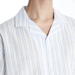 پیراهن آستین کوتاه یقه برگردان مردانه ال سی وایکیکی مدل سوپرا پوپلین