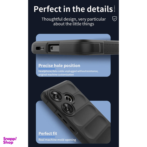 کاور گوشی موبایل سامورایی مدل UFLAX مناسب برای شیائومی Redmi 13 4G / Poco M6 4G