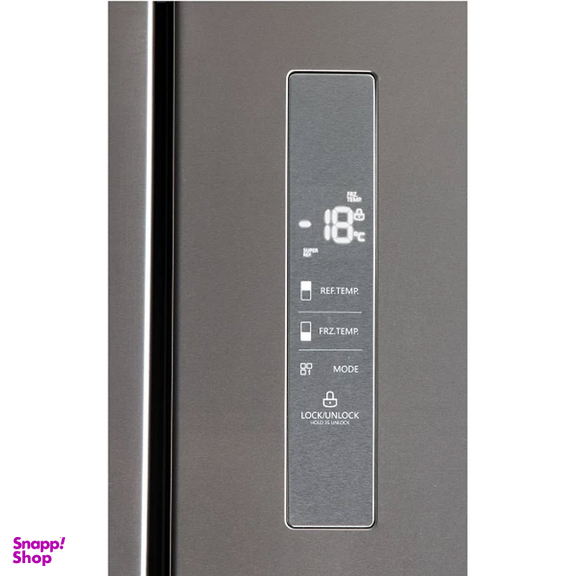 یخچال و فریزر ساید بای ساید 19 فوت پاکشوما مدل 4D RDP 530 W