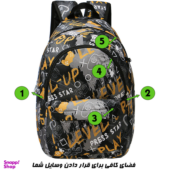 کوله پشتی پسرانه توریث مدل JJ_150003