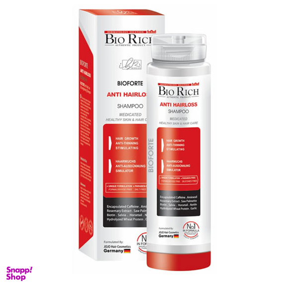 شامپو مو بایوریچ مدل Anti Hair Loss حجم 250 میلی لیتر