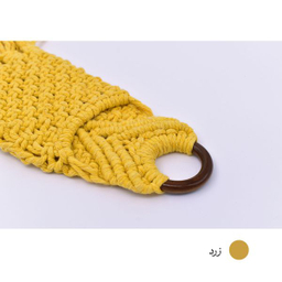 کیف بافتنی  مدل آویز کد 9586