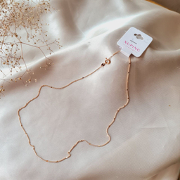 زنجیر زنانه ژوپینگ مدل توپی مینیمال کد 910