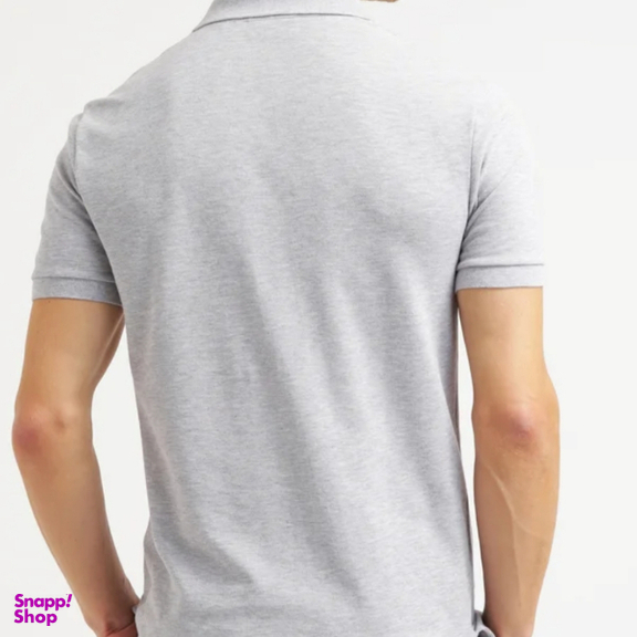 پولوشرت مردانه لاگوست کد 04 رنگ خاکستری روشن