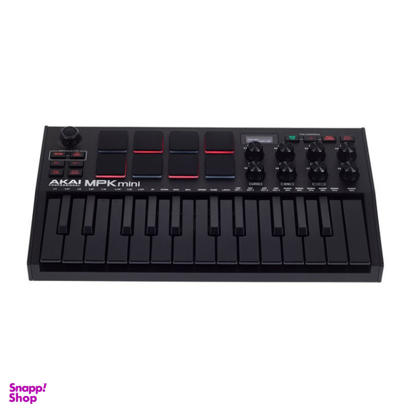 میدی کنترلر AKAI مدل MPK Mini MK3 Black