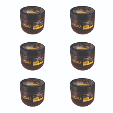 ماسک مو هانادی مدل روغن آرگان حجم 500 میلی لیتر بسته 6 عددی