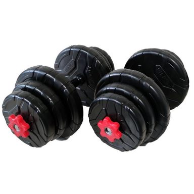 دمبل رادیس فیت مدل DVP-10-mix1 وزن 10 کیلوگرم بسته 2 عددی