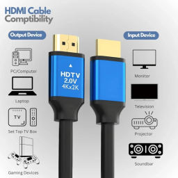 کابل HDMI 4K مدل HD 2V Premium طول 1.5 متر