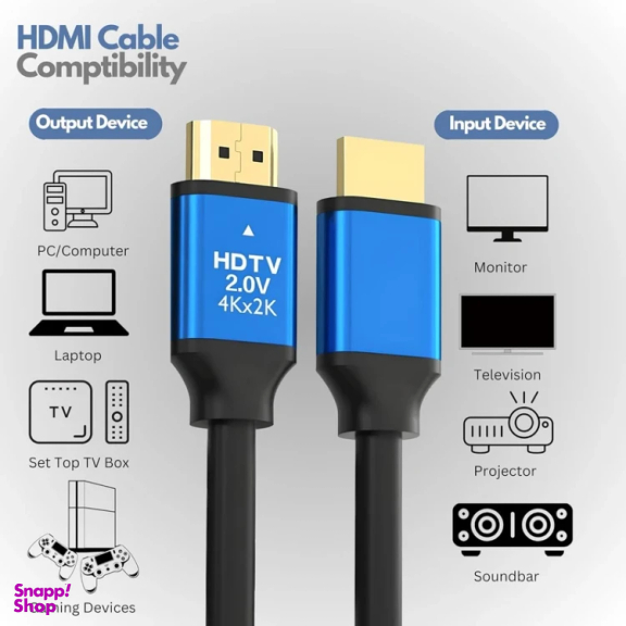 کابل HDMI 4K مدل HD 2V Premium طول 1.5 متر