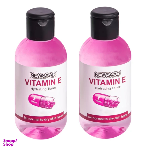 تونر صورت نیوساد مدل Vitamine مناسب پوست خشک و نرمال حجم 150 میلی لیتر بسته 2 عددی