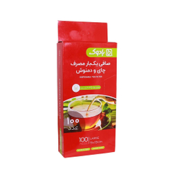 فیلتر چای و دمنوش بادوک بسته 100 عددی