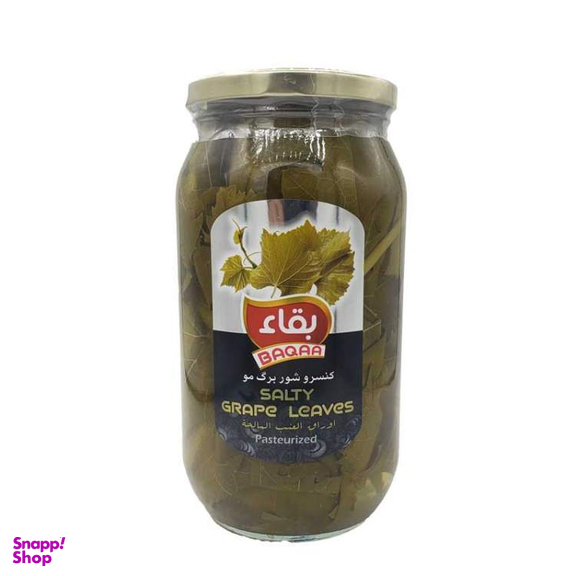 کنسرو شور برگ مو بقاء وزن 940 گرم