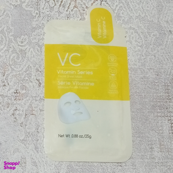 ماسک ورقه ای صورت مینیسو مدل ویتامین c وزن 25 گرم