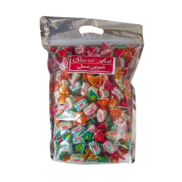 شکلات تافی میوه ای میلکی مو شیرین عسل وزن 1000 گرم