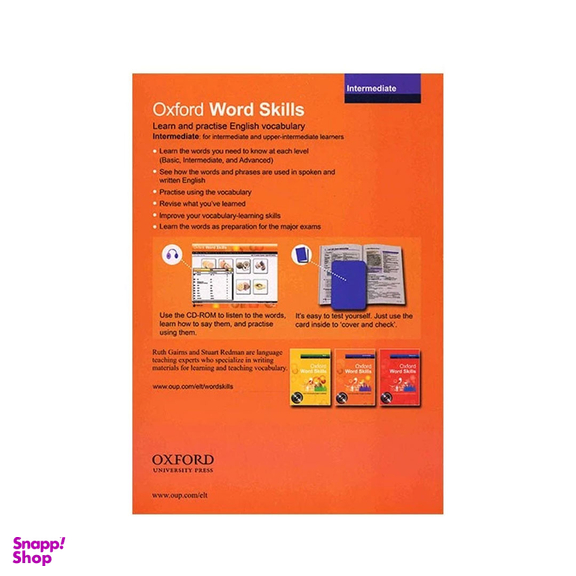 کتاب زبان Oxford Word Skills Intermediate اثر Ruth Gairns And Stuart Redman  انتشارات دانشگاه آکسفورد