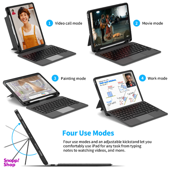 کاور و کیبورد مغناطیسی تبلت ویوو مدل Mag Touch مناسب اپل iPad 10.2/10.5-inch