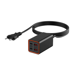 آداپتور شارژر رومیزی 4 پورت پرودو مدل GaN Desktop Charger PD 65W PD-FWCH014-BK