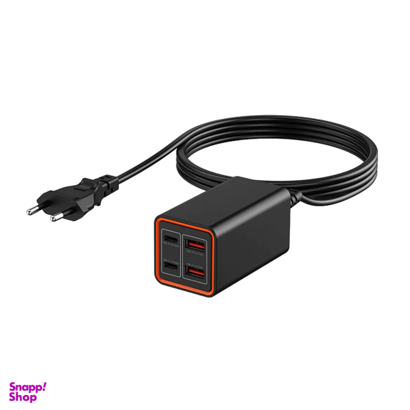 آداپتور شارژر رومیزی 4 پورت پرودو مدل GaN Desktop Charger PD 65W PD-FWCH014-BK