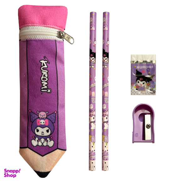 بسته لوازم تحریر طرح کورومی مجموعه 5 عددی