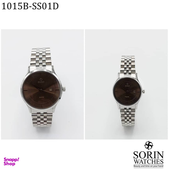 ست ساعت مچی عقربه ای زنانه و مردانه سورین مدل GL1015B-SS01D