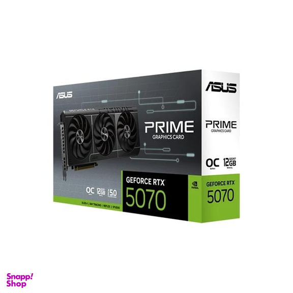کارت گرافیک ایسوس مدل PRIME GeForce RTX 5070 12GB GDDR7 OC Edition