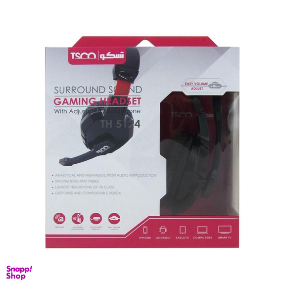 هدست سیمی گیمینگ تسکو (TSCO) مدل TH 5124