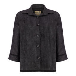 ست شومیز و دامن زنانه السانا مدل شارونا کد 219801 رنگ مشکی