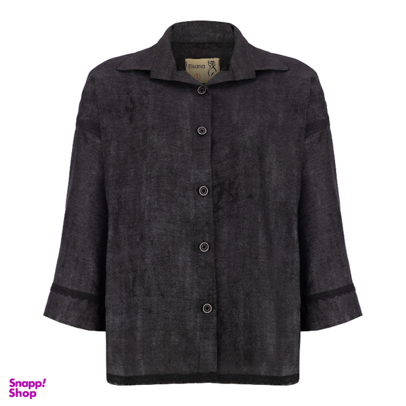 ست شومیز و دامن زنانه السانا مدل شارونا کد 219801 رنگ مشکی