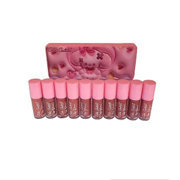 پالت رژ لب مایع گالا گاستاله مدل پالتی بسته 10 عددی